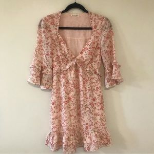For Love & Lemons Floral Dress Size Small